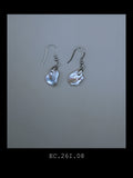 "The Éclat" | Petal Shape Baroque Pearl Drop Earrings (No. EC.26I.08)