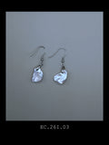 "The Éclat" | Petal Shape Baroque Pearl Drop Earrings (No. EC.26I.03)