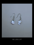 "The Éclat" | Petal Shape Baroque Pearl Drop Earrings (No. EC.26I.07)