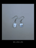 "The Éclat" | Petal Shape Baroque Pearl Drop Earrings (No. EC.26I.06)