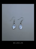"The Éclat" | Petal Shape Baroque Pearl Drop Earrings (No. EC.26I.04)