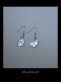"The Éclat" | Petal Shape Baroque Pearl Drop Earrings (No. EC.260816.05)