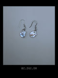 "The Éclat" | Petal Shape Baroque Pearl Drop Earrings (No. EC.260816.06)