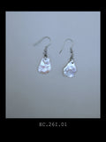 "The Éclat" | Petal Shape Baroque Pearl Drop Earrings (No. EC.26I.01)