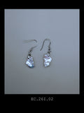 "The Éclat" | Petal Shape Baroque Pearl Drop Earrings (No. EC.26I.02)